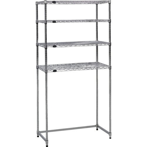 特長●下の段を無くしたことによりワゴンや台車などの収納に便利で、かつ上部を有効に使えます。●三層メッキ構造で防錆力抜群です。●アジャスターは+15mmの調整ができるので水平出しも簡単です。用途●各種倉庫や工場での保管・管理、店舗などでの陳列...