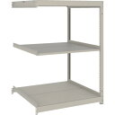 TRUSCO スチールラック 薄型ラック(耐荷重100Kg)900×875×H1200 3段連結 ネオグレー ネオグレー UL4393B 物流 保管用品 物品棚...
