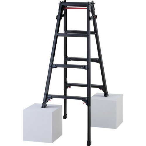 Stepladders, Ladders - ハセガワ ハシゴ兼用伸縮脚立(ブラックレーベル)RYZB-12a(10909) RYZB12A 工事 照明用品 はしご 脚立 脚立(代引不可)【送料無料】