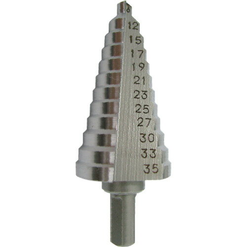 Rakuten - 大見 タケノコドリル シルバータイプ 12段 10mm TK635 切削工具 穴あけ工具 ステップドリル(代引不可)【送料無料】