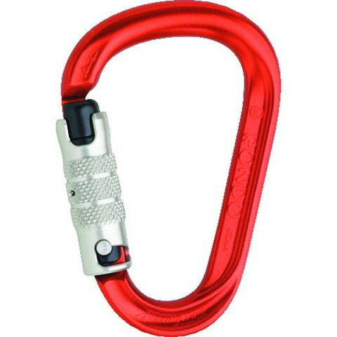 【商品詳細】●登山で使用される非常に頑丈なカラビナです。●土建作業など●色：レッド●幅(mm)：73●高さ(mm)：87●破断強度(kN)：23●ロック：3点オートロック●EN12275＋EN362規格適合品材質／仕上●7075　アルミニウ...