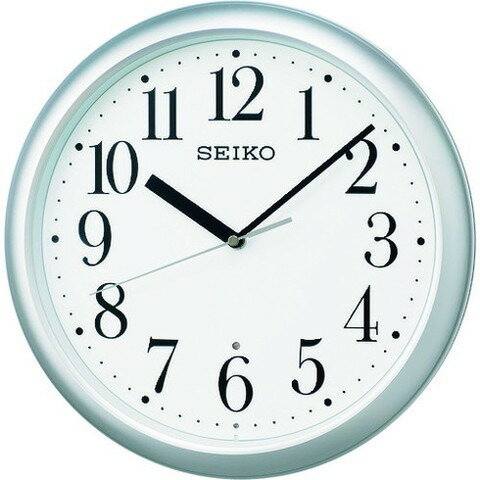 SEIKO スタンダード電波掛時計 KX218S 銀色 直径305mm KX218S(代引不可)【送料無料】