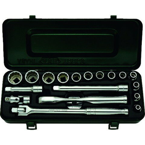 ASH レボウェイブ12角ソケットセット3/8(9.5)×19PCS VO3122(代引不可)【送料無料】