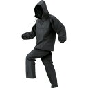 おたふく RF-23 ブラック 上下セット ポリM RF23M 保護具 作業服 雨具(代引不可)