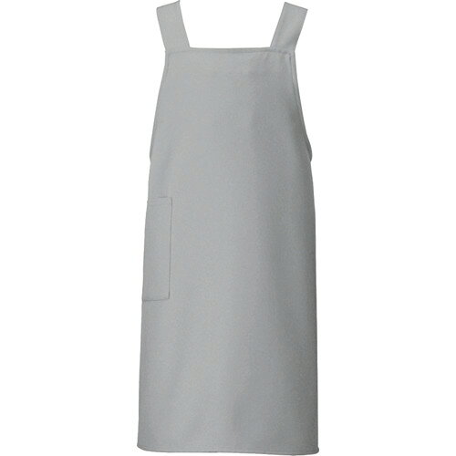 アイトス 胸当てエプロン グレー HS2506004F 保護具 保護服 防護服 エプロン(代引不可)