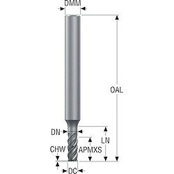リコメン堂のセコ JABRO JS754 スクエアエンドミル JS754040G2C.0Z4HXT 切削工具 旋削 フライス加工工具 超硬スクエアエンドミル(代引不可)【送料無料】｜アングル2