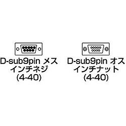 SANWA RS-232C��Ĺ�����֥�(4m) KRS443FM4K ���ե��� �������� OA���� �����֥�(����Բ�)