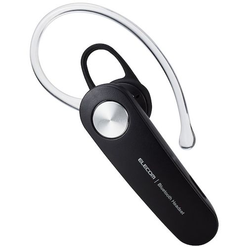ELECOM Bluetoothヘッドセット 通話 音楽両対応 HD Voice対応 HS11 ブラック LBTHS11BK オフィス 住設用品 OA用品 周辺機器(代引不可)