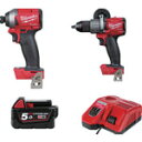 milwaukee M18 FUEL 振動&インパクトキット M18FPP2A2501JP 電動 油圧 空圧工具 電動工具 インパクトドライバー(代引不可)【送...