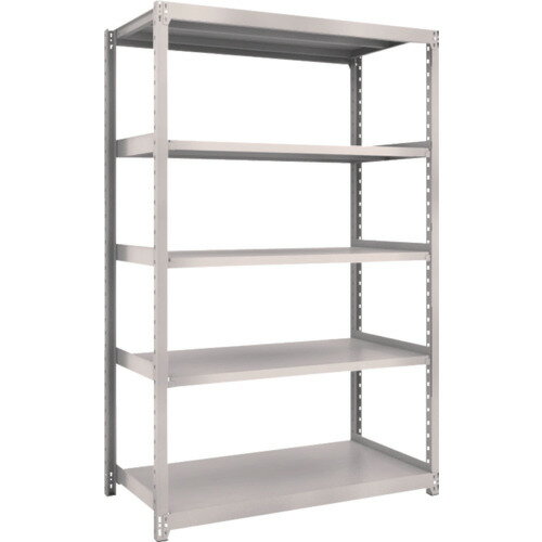 TRUSCO スチールラック M2型軽中量棚 1160×880×H1800 5段 単体 ネオグレー M26495 物流 保管用品 物品棚 軽中量棚(代引不可)【送料無料】