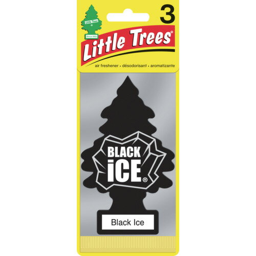 リトルツリーズ LT エアーフレッシュナー 3P - Black Ice(ブラックアイス) LT305 手作業工具 車輌整備..