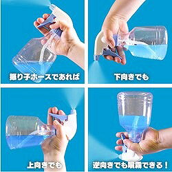 DAHLIA ハンドスプレー(振り子ホース付) ザ 霧吹き 300ML NO30B 研究用品 ボトル ...