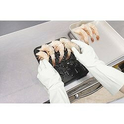 SHOWA ニトリルゴム手袋 まとめ買い 簡易包装ニトリルゴム製手袋薄手10双入 ホワイト Lサイズ NO138LW10P 保護具 作業手袋 ニトリルゴム手袋(代引不可)