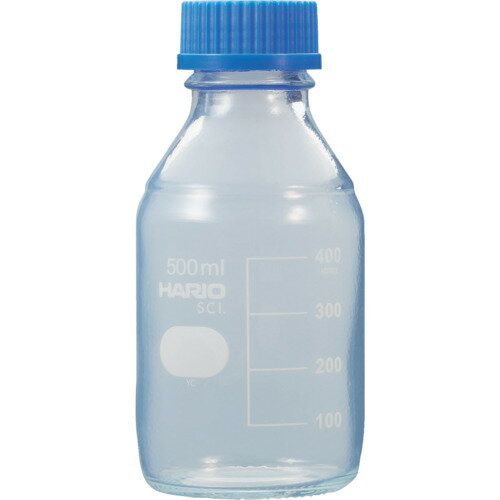 HARIO コーティングねじ口瓶 500mL NBOC500SCI 研究用品 理化学用品 フラスコ(代引不可)【送料無料】