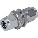 PISCO SUS316締付継手 隔壁ユニオン NSM0640 空圧用品 流体継手 チューブ チューブ継手(代引不可)