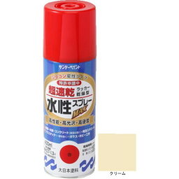 サンデーペイント 水性ラッカースプレーMAX 400ml クリーム 262205(代引不可)