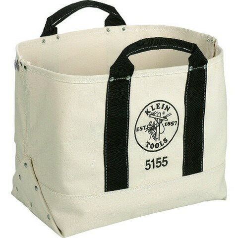 【商品詳細】●耐久性の高いキャンバス製です。●底の部分はキャンバス生地が二層になっています。●ハンドルはリベットで補強されています。●口が開いており扱いやすいです。●工具などの運搬に。●色：ナチュラル/ブラック●幅(mm)：431.8●奥行(mm)：228.6●高さ(mm)：304.8材質／仕上●キャンバス地JANコード 92644553455【代引きについて】こちらの商品は、代引きでの出荷は受け付けておりません。【送料について】北海道、沖縄、離島は送料を頂きます。