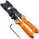 ENGINEER 精密圧着ペンチ(ダイス交換式) PAD11 手作業工具 プライヤー ニッパ ピンセット ペンチ(代引不可)【送料無料】