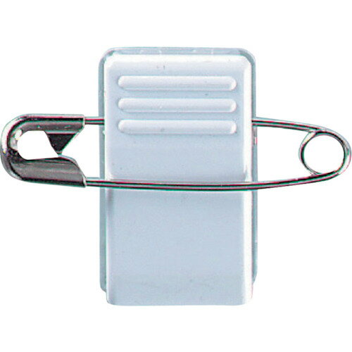 特長●裏面に粘着テープ付です。用途●名札用。仕様●タイプ：プラスチック●縦(mm)：22●横(mm)：14●厚さ(mm)：13.3仕様2●安全ピン・クリップ両用型材質／仕上●台座：PMMA●バネ：スチール●レバー：ABS●安全ピン：スチール原産国：日本【代引きについて】こちらの商品は、代引きでの出荷は受け付けておりません。【送料について】北海道、沖縄、離島は送料を頂きます。