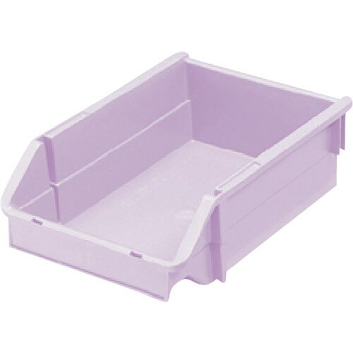 ヒシ T型コンテナ(ネスティングタイプ) パステルパープル W192×D285×H90 PAT3PA 物流 保管用品 コンテ..