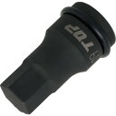 TOP インパクトレンチ用ヘキサゴンソケット 差込角12.7mm 対辺19mm PHB419 手作業工具 ソケットレンチ インパクト用ソケット(代引不可)