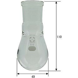 SIBATA SPCなす形フラスコ SPC-29 50mL 301202950 研究用品 理化学用品 フラスコ(...