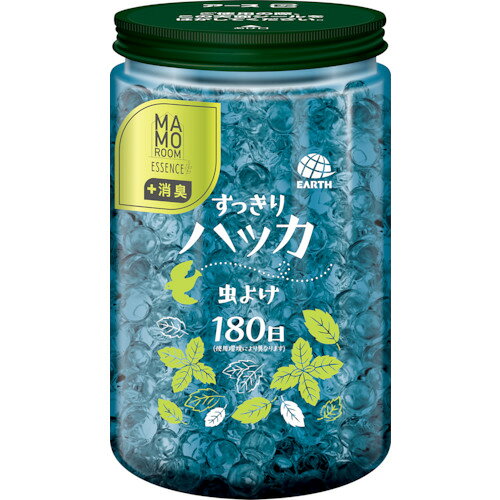 特長●すっきりとしたハッカの香りです。●天然由来消臭成分配合で、大容量500g。●インテリアに馴染むシンプルなデザインです。●化学合成殺虫成分は不使用●しっかり虫よけ・消臭●※本品は蚊を対象とした商品ではありません。●虫が嫌がる天然成分を配合していますが、全ての条件で効果があるわけではありません。用途●芳香・消臭剤・ユスリカの忌避など仕様●効果持続目安：180日●適合害虫：ユスリカ●タイプ：本体●香り：すっきりハッカの香り●容量(kg)：0.5材質/仕上●香料（虫よけ精油配合）、植物性消臭剤、誤食防止剤、吸水性樹脂注意●用途以外に使用しない。●こぼれた場合はすぐに拭きとる。●手についた場合は石けんでよく洗う。●誤って口に入れた場合は、すぐに牛乳を飲ませるなどの応急処置をする。●使用中気分が悪くなった場合は直ちに使用をやめ、速やかに換気する。原産国：中国【代引きについて】こちらの商品は、代引きでの出荷は受け付けておりません。【送料について】北海道、沖縄、離島は送料を頂きます。