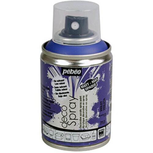 Pebeo デコスプレー 100ml マット色 バイオレット 93713 工事 照明用品 塗装 内装用品 塗料(代引不可)