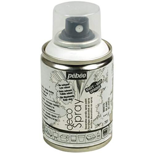 Pebeo デコスプレー 100ml マット色 ホワイト 93701 工事 照明用品 塗装 内装用品 塗料(代引不可)