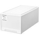 TENMA フィッツ モノ ディープ ホワイト 110010783 物流 保管用品 収納用品 引き出し式収納ケース(代引不可)【送料無料】