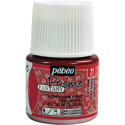 Pebeo ファンタジープリズム45ml NO.21アイシーンピンク 166021 工事 照明用品 塗装 内装用品 塗料(代引不可)