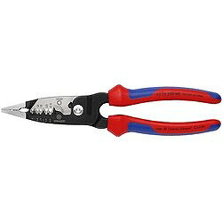 KNIPEX 電工用多機能プライヤー 200mm コンフォートグリップ 1372200ME 手作業工具 電設工具 ワイヤストリッパー(代引不可)【送料無料】