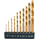 アストロプロダクツ 丸軸ドリルセット(10本組)DB184 2011000011840 切削工具 穴あけ工具 ハイスドリル(代引不可)
