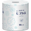 エリエール i:naトイレットティシューシングル100m個包装 無香料(21000442/21001140) 21001140 清掃 衛生用品 労働衛生用品 トイレ用品(代引不可)【送料無料】(3)