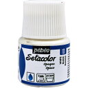 Pebeo 布用水性アクリル絵具セタカラー不透明色 45ml チタニウムホワイト 295010 工事 照明用品 塗装 内装用品 塗料(代引不可)