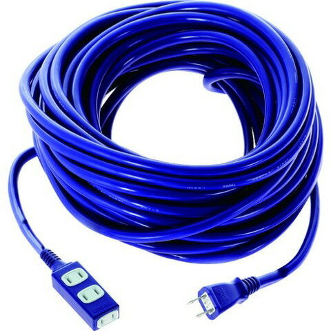 TRUSCO トラスコ ソフトタイププラグ 3個口タップ型 20m バイオレット TRIS15203VI(代引不可)【送料無料】