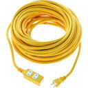 TRUSCO トラスコ ソフトタイププラグ 3個口タップ型 20m イエロー TRIS15203Y(代引不可)【送料無料】