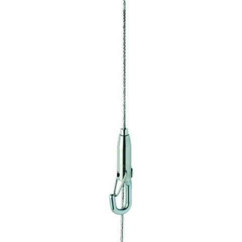 Curtain Rails - TRUSCO トラスコ ピクチャーレール用 フック付キワイヤー 1.5ΦX2M TMCY1520(代引不可)