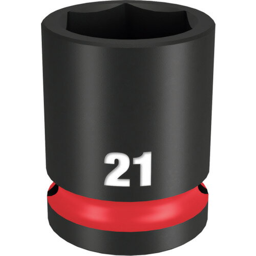 milwaukee SHOCKWAVE IMPACT DUTY インパクトソケット 1/2インチ(12.7mm)角 21mm 49666253 手作業工具 ソケットレンチ インパクト用ソケット(代引不可)