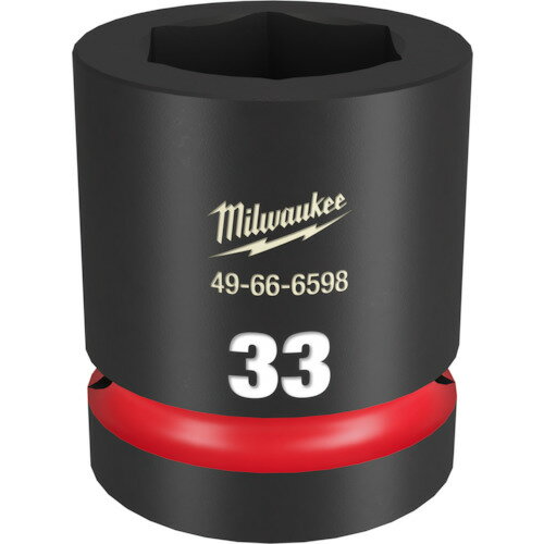 milwaukee SHOCKWAVE IMPACT DUTY インパクトソケット 1インチ(25.4mm)角 33mm 49666598 手作業工具 ソケットレンチ インパクト用ソケット(代引不可)【送料無料】