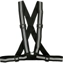 ミズケイ 伸縮タスキ型ベスト ブラック 5941196 保護具 作業服 安全ベスト(代引不可)