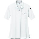 BURTLE 半袖ポロシャツ667-29-LLホワイト 66729LL 保護具 作業服 シャツ(代引不可)