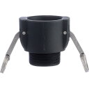 TOYOX カムロック カプラー オネジ 樹脂 633-BB 1インチ PP 633BB1PP 空圧用品 流体継手 チューブ 金属カップリング(代引不可)(4)