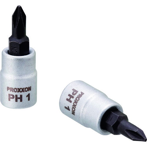 PROXXON ドライバービットソケット 1/4" +NO.1 83730 手作業工具 ソケットレンチ ドライバービットソケ..