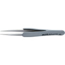 KNIPEX ラバーハンドル付き精密ピンセット 先丸 123ММ 922110ESD 手作業工具 プライヤー ニッパ ピンセット ピンセット(代引不可)【送料無...