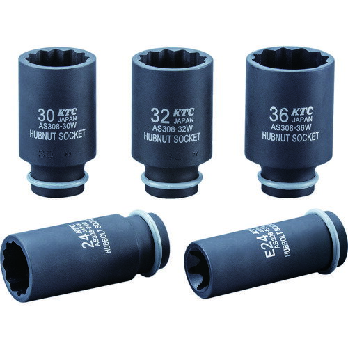 Rakuten - KTC 12.7sq.インパクトレンチ用ハブナットソケット36(十二角) AS30836W 手作業工具 ソケットレンチ インパクト用ソケット(代引不可)