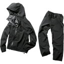 Makku フレックスフィットレインスーツ ブラック 4L AS51305I 保護具 作業服 雨具(代引不可)【送料無料】