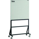 TRUSCO トラスコ ライトパンチングパネル パネリーナ W900×405×1705 キャスター付 TUR7C(代引不可)【送料無料】
