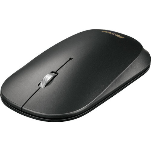BUFFALO 薄型 3ボタン 無線 BlueLEDマウス ノーマル ブラック BSMBW330NBK オフィス 住設用品 OA用品 マウス(代引不可)