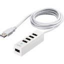 BUFFALO どっちもUSBハブ どっちもUSBポート採用USB2.0ハブ 5ポートタイプ ホワイト BSH5UD20WH オフィス 住設用品 OA用品 ケーブル(代引不可)(2)